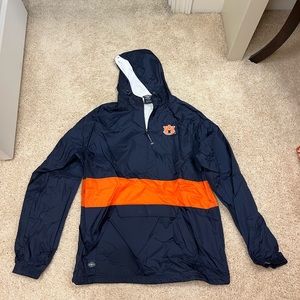 Auburn raincoat